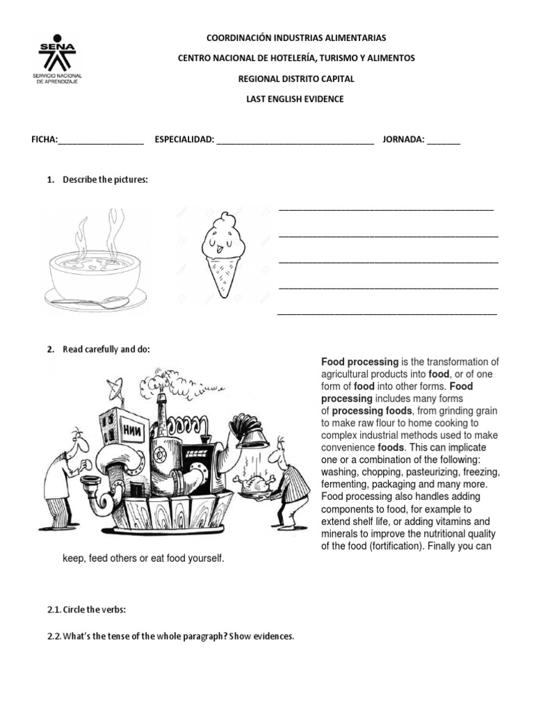 Food Processing Overview and Activities | PDF | Food Processing ...