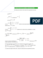 Ejercicios Sobre Derivadas PDF