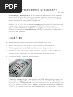 Key Performance iNdicators