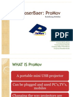 MoserBaer ProMov: Portable Projector Changing Presentations