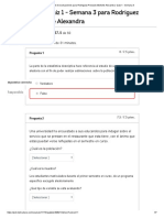 Historial de Evaluaciones para Rodriguez Preciado Michelle Alexandra - Quiz 1 - Semana 3