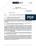 Circular Letter No.4173 - Position in The Imo Junior Professional Officer Programme (Secretariat)