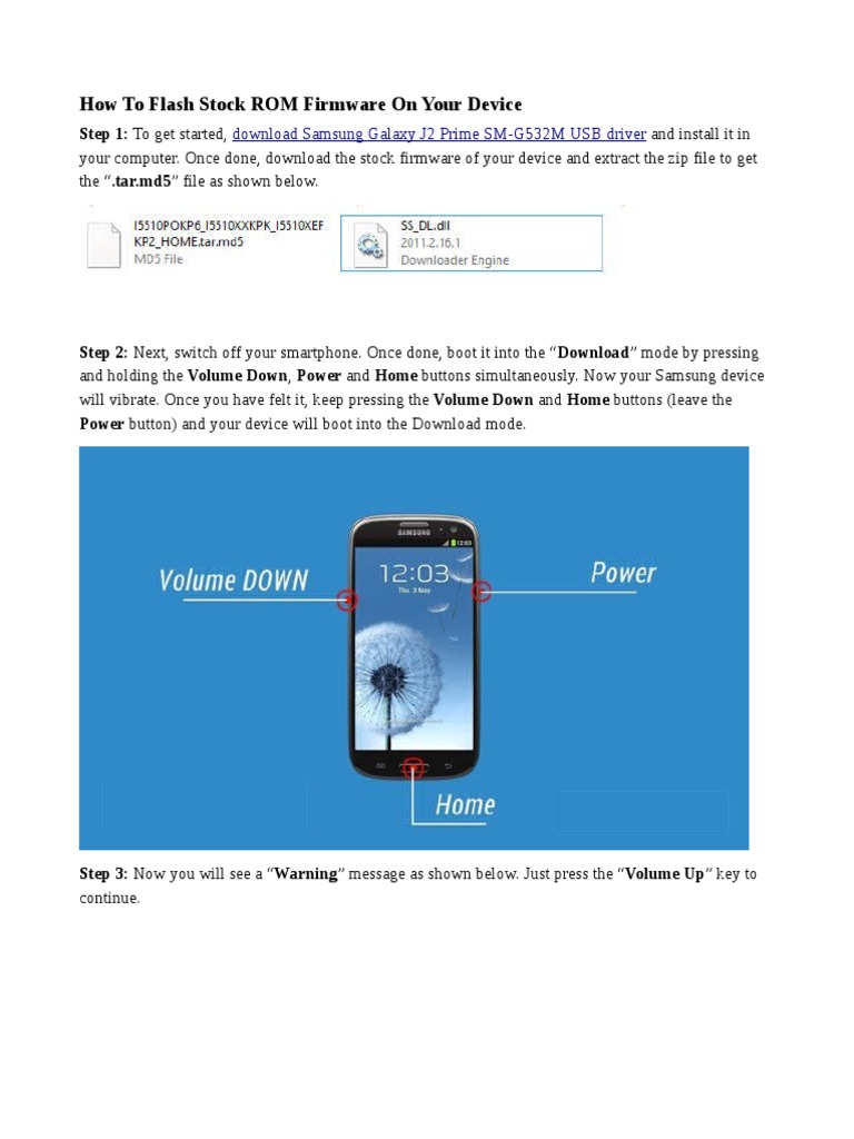 How To Flash Stock ROM Firmware On Your Device Download Samsung Galaxy