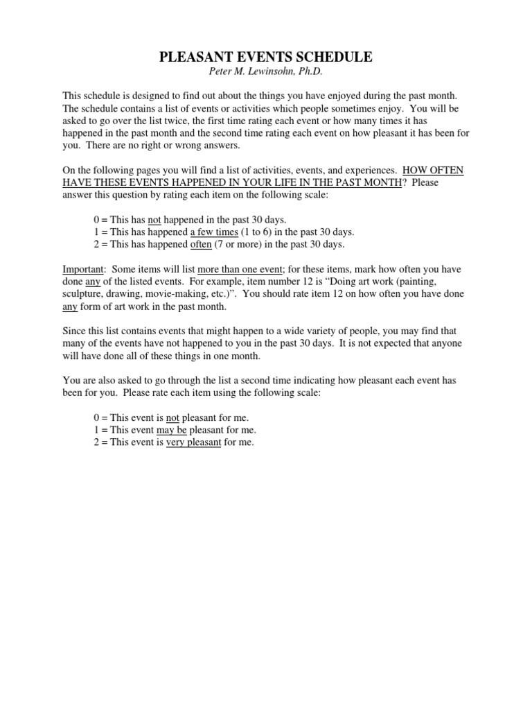 lewinsohn-pleasant-events-schedule-pdf-pdf-sports
