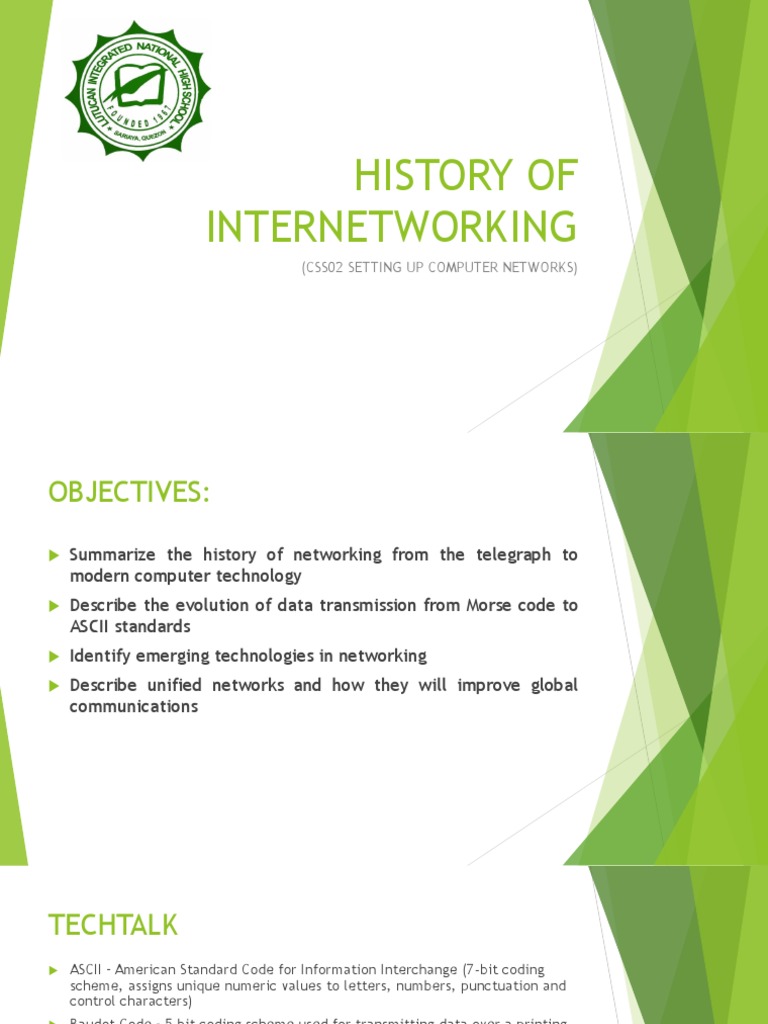 History of Internetworking | PDF | Ethernet | Telegraphy