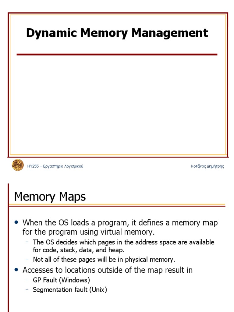 Dynamic Memory Management in C/C++ | PDF | Variable (Computer Science ...