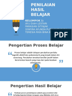 Penilaian Hasil Belajar