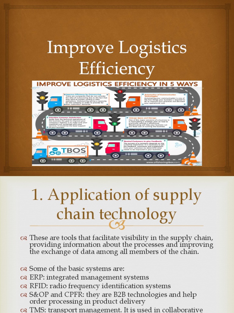 Improve Logistics Efficiency PDF