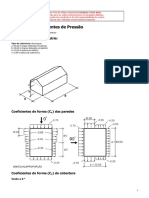 Cálculo de Coeficientes de Pressão: Dados Relativos À Geometria