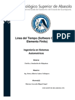 Linea Del Tiempo Software CAD y Elemento Finito