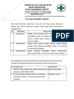 Evaluasi Informed Consent 2019