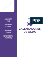 Catalogo Calentadores de Agua