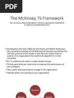 The Mckinsey 7S Framework