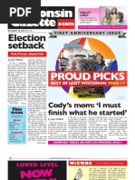 Download Wisconsin Gazette  Volume 2 Issue 1  November 18 2010 by jlautenbach SN43452422 doc pdf