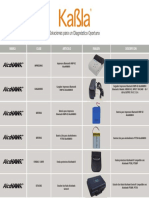 Tabla de Consumibles ALCOHAWK - Kabla