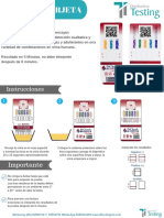 Drug Check Panel - Instrucciones Distribuidora Testing