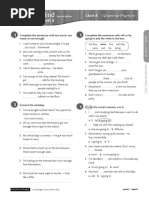 English in mind starter test unit 8