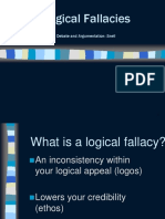 Logical Fallacies: Intro To Debate and Argumentation: Snell
