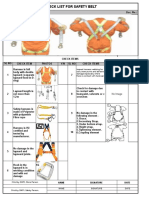 safety belt check list.xls