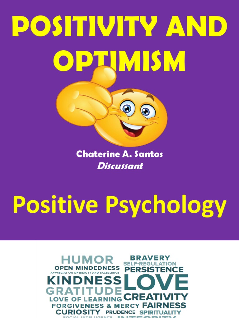 Positivity and Optimism | PDF | Optimism | Contentment