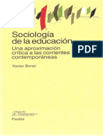 Xavier Bonal_Sociologia de La Educacion