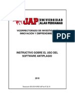 Instructivo Sobre El Uso Del Software Antiplagio PDF