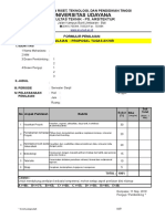 Form Penilaian Bukan Saran Proposal TA (2