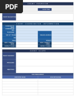 IC Event Planning Templates Event Planner Template 9053