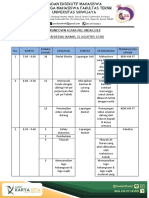 Rundown - PK2 - FT - Unsri Hari Ke2