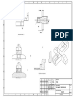 Diseño de unidad con vistas y secciones en escala 1:1