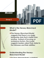 Hersey-Blanchard Model: Group 2