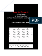Elena Nardi, Paola Iannone How to Prove it A Brief Guide for Teaching Proof to Year 1 Mathematics Undergraduate  2006.pdf