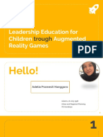 Leadership Education For Children Through Augmented Reality Games