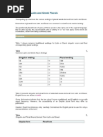 Latin Plurals E1