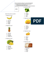 Question Sheet