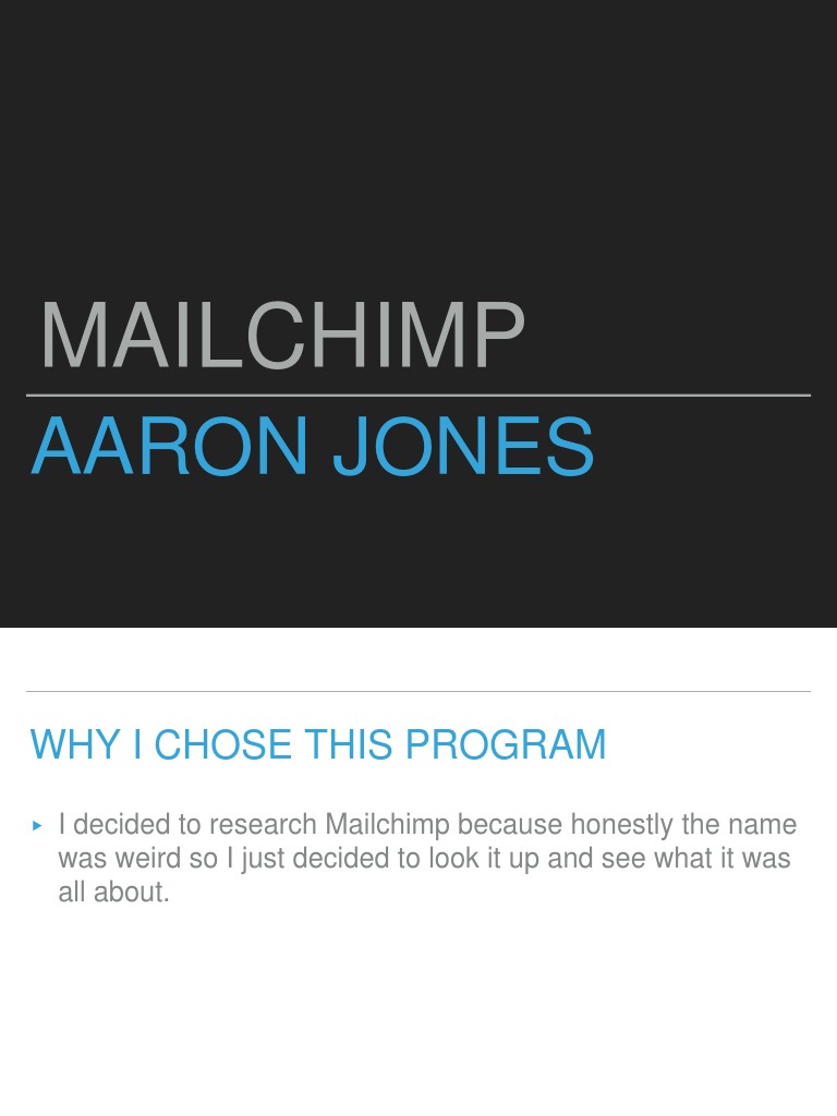 Mailchimp | PDF