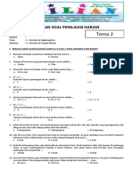 Soal Tematik Kelas 2 SD Tema 2 Subtema 4 Bermain Di Tempat Wisata Dan Kunci Jawaban - WWW - Bimbelbrilian PDF