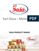 Sasa Product Knowledge - Indo Version