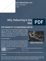 Why Deburring Is Important For Metal Projects