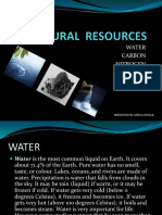 Water Carbon Nitrogen: Presented by Aditya Kumar