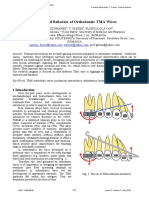 Szuhanek - Mechanical Behavior of Orthodontic TMA PDF