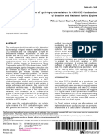 Experimental Investigation of Cycle-By-Cycle Variations in CAI/HCCI Combustion of Gasoline and Methanol Fuelled Engine