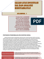 Pengembalian Atas Investasi Modal Dan Analisis Profitabilitas