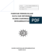 Daftar Isi Panduan Pengelolaan Data Dan Informasi