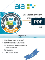 CVP 3D Vision System Development Mattias Johannesson