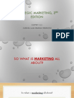Strategic Marketing, 3 Edition: Chapter 1 & 2: Overview and Strategic Perspective