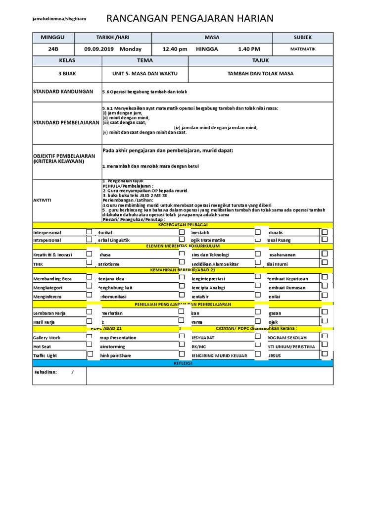 Rph Mt Tahun 3 2019 Pdf