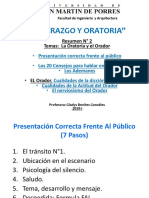 2 - La Oratoria y Actitud Del Orador