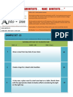 Sample Paper Aptoinn Nata Sample Model Question Paper - 15