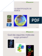 Microbiologia 7 Aula - Taxonomia e Identificação de Microrganismos